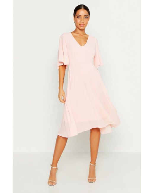 chiffon midi