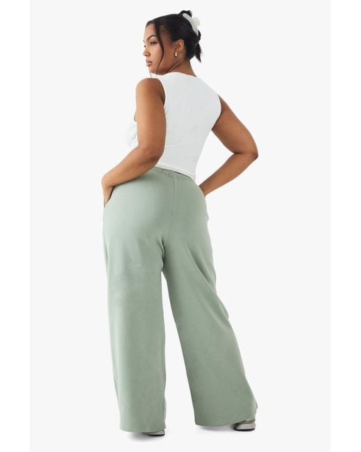 Pantalón Deportivo Plus De Pernera Recta Con Bordado Dsgn Studio DSGN Studio de color Green