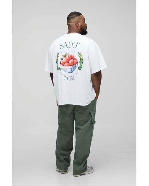 Boohoo Green Plus Washed Relaxed Fit Carpenter Panel Pants