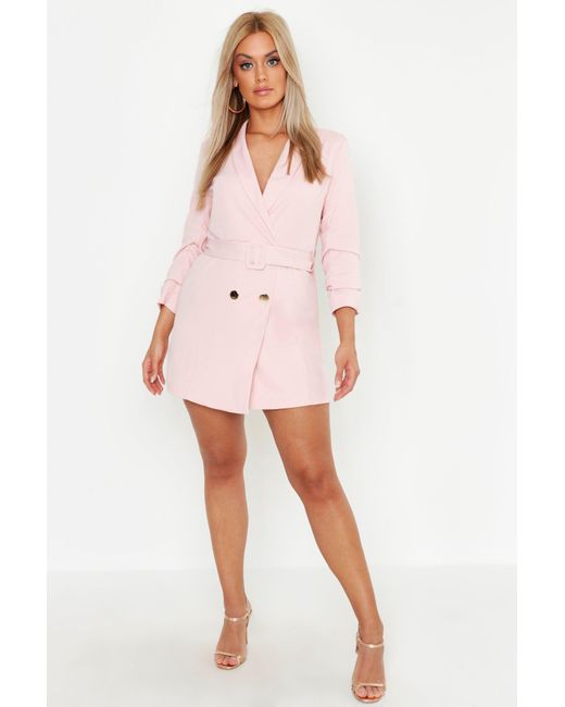 pink blazer plus