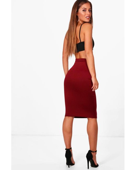 tommy hilfiger blue jean skirt