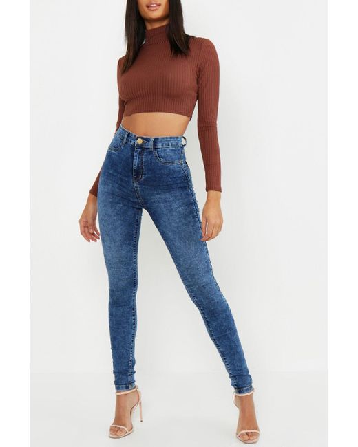 acid wash jeggings