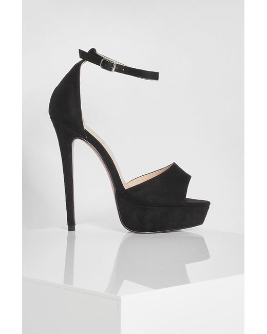 Boohoo Wide Fit Stiletto Platform in 