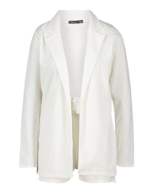 designer white blazer