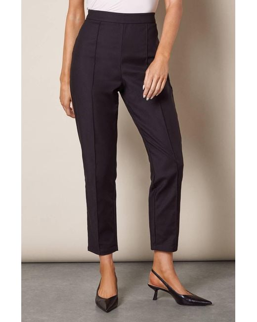 Wallis Natural Bengaline Split Hem Slim Trouser