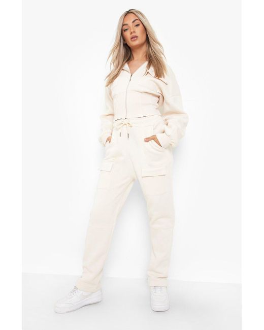 Boohoo Corset Utility Hooded Tracksuit 