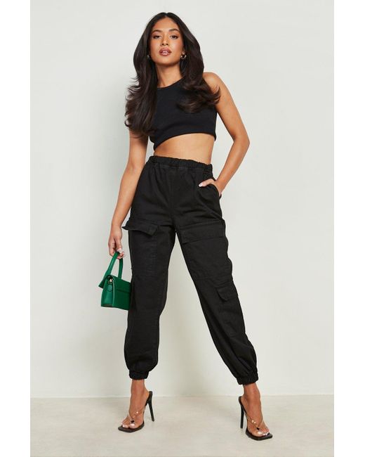 cuffed cargo joggers