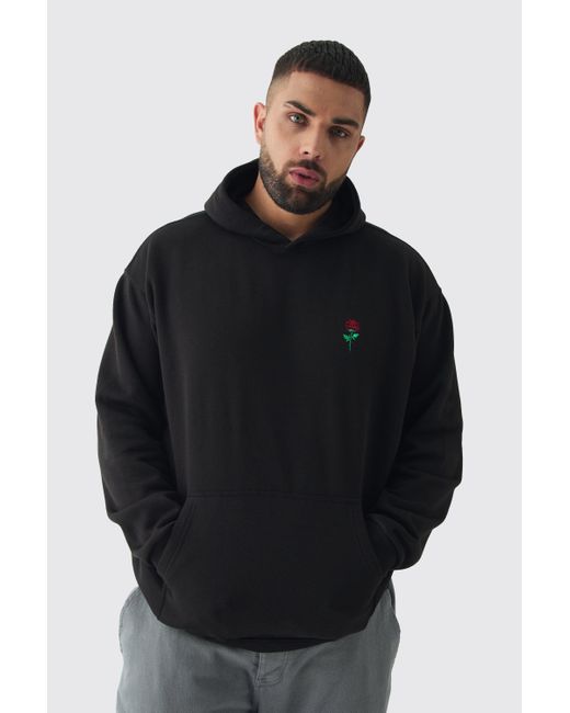 Rose embroidered sweatshirt mens deals