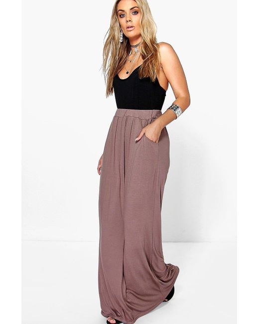 boohoo maxi skirts