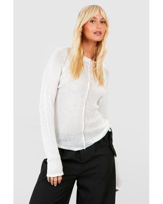 Boohoo white deals jumper