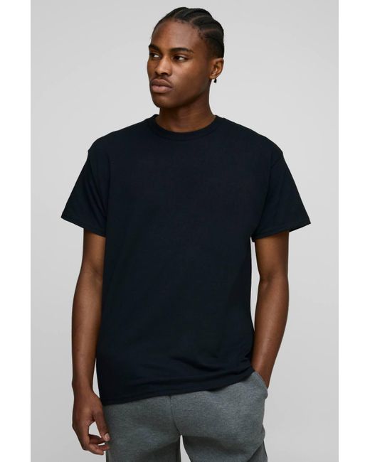 Boohoo Black Basic Crew Neck T-Shirt