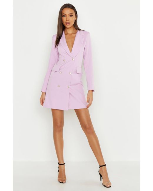 blazer dress lilac