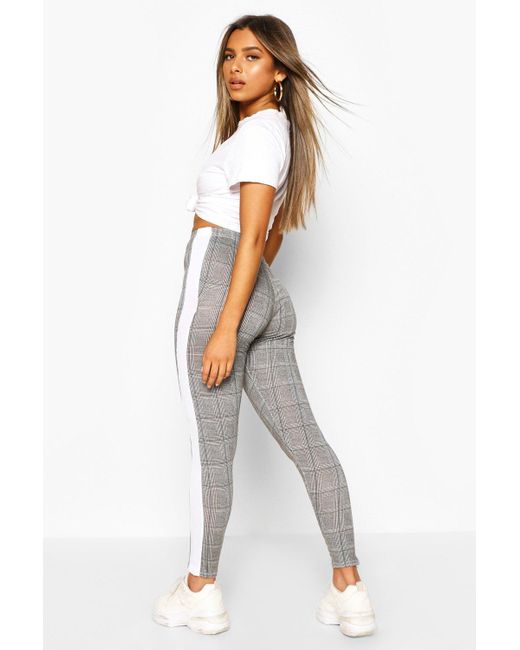petite side stripe leggings