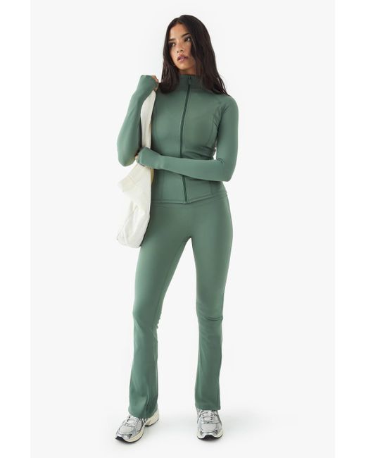 DSGN Studio Green Ultra Sculpt Flared Legging