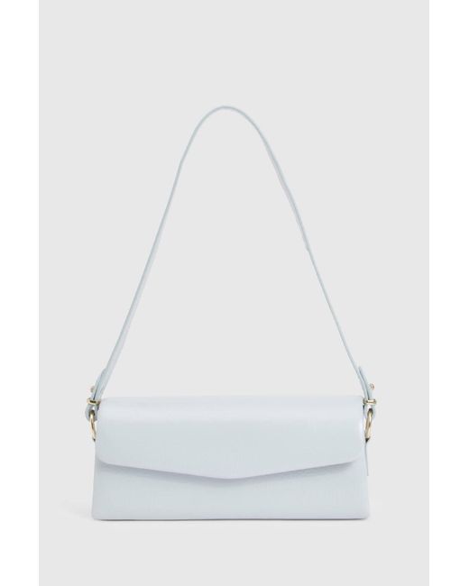 Boohoo White Structured Shoulder Bag