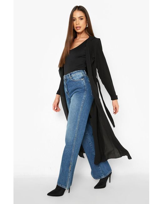 chiffon waterfall jacket