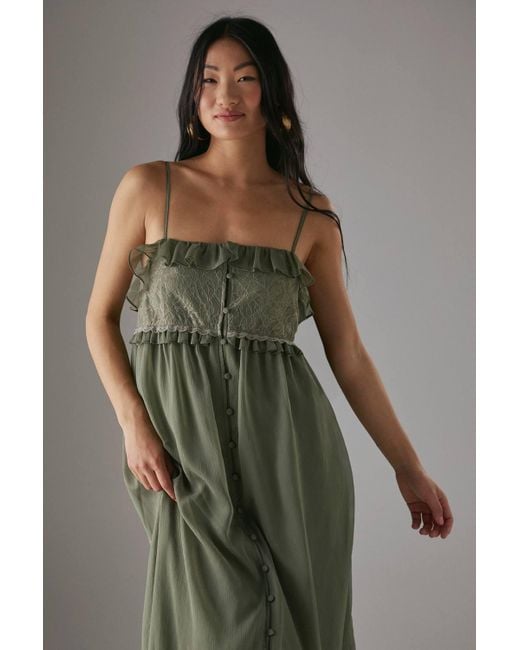 green emerald velvet dress Wintergreen Lace Gown– Teuta Matoshi main image 1