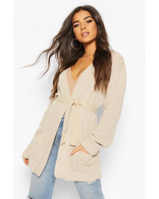 brown boyfriend cardigan