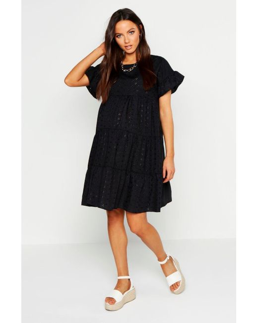 broderie anglaise smock dress