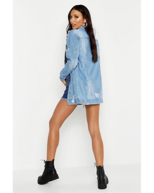 longline jeans jacket