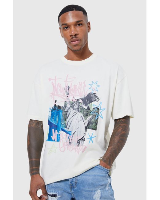 Oversized New York Graphic Tee