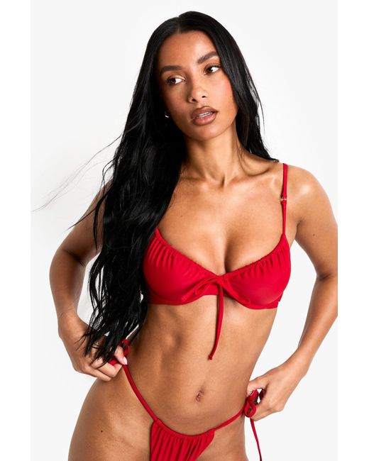 Boohoo Swimwear Essentials Underwired Bikini Top