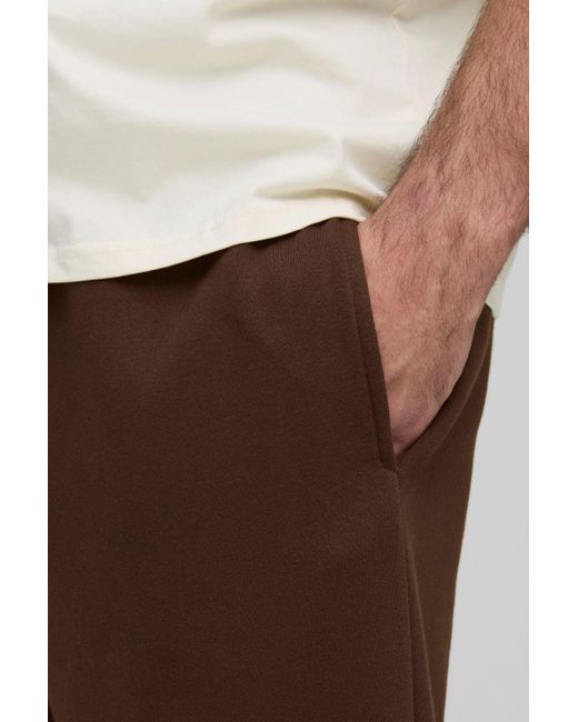 BoohooMAN Plus Oversize Jogginghose in Brown für Herren