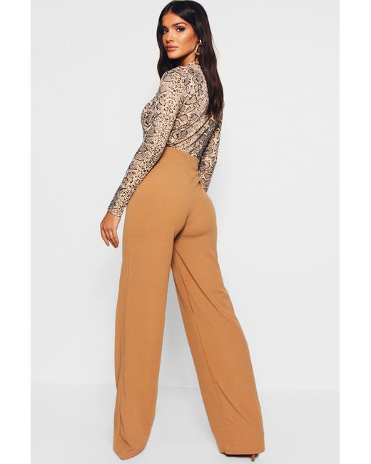 Boohoo brown pants Clearance