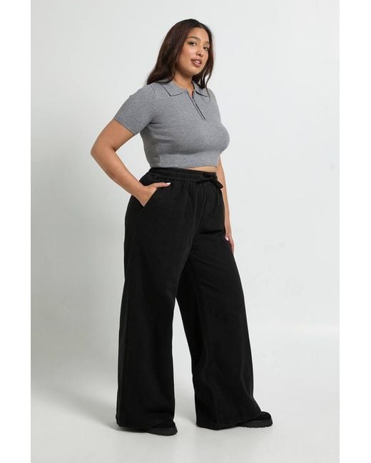 Boohoo Black Plus Elasticated Waist Jean