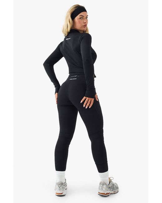 Boohoo Blue Sport High Waist Pocket Detail Sports Legging