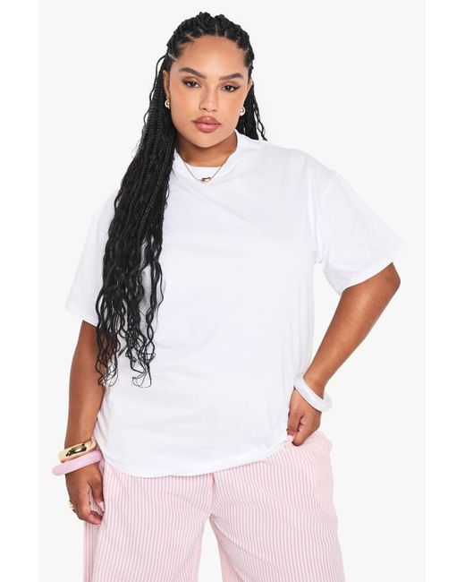 Boohoo White Plus Aperol Spritz Oversized T-Shirt