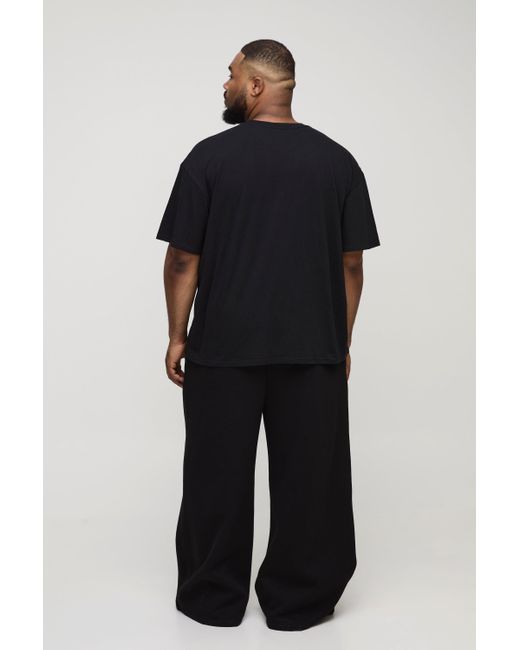 Boohoo Black Plus Oversized Jerry Cantrell License Print T-Shirt