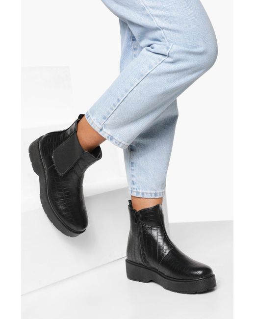 boohoo platform boots