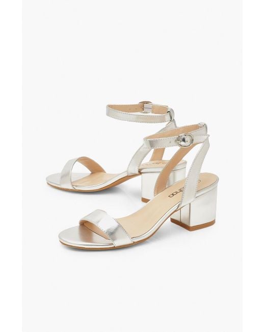 boohoo low block heels