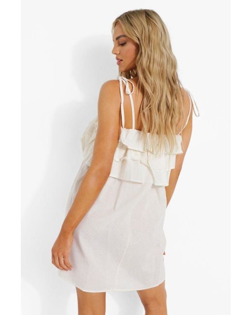 strappy shift dress