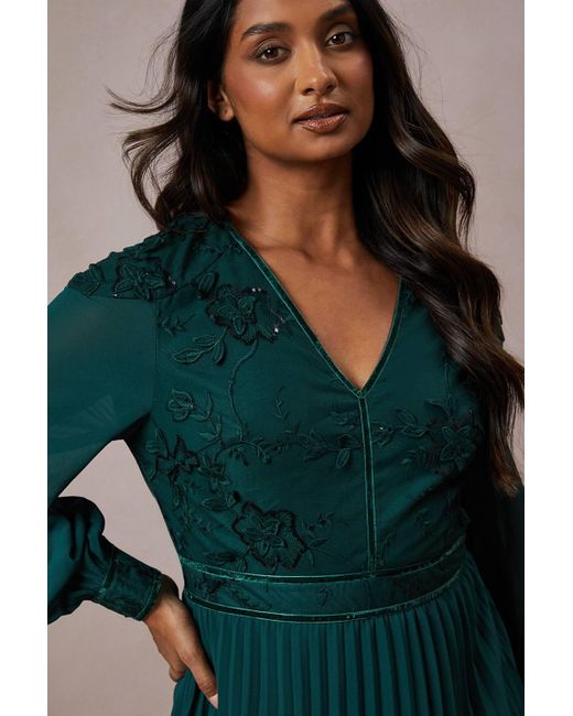 open lace back dress Orchid Oasis Midi – Peacock Boutique main image 1