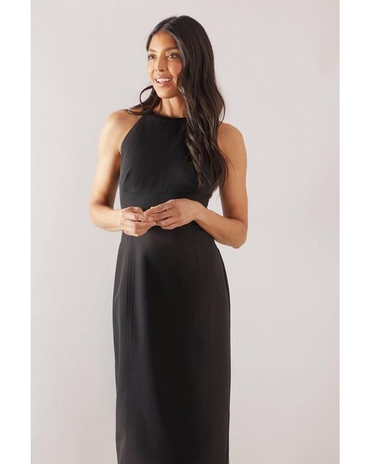 Wallis White Structured Midi Dress