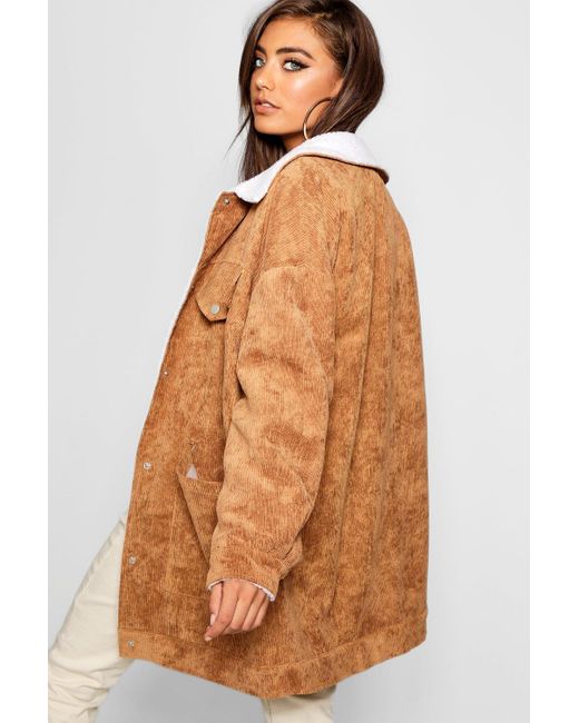 borg jacket womens black