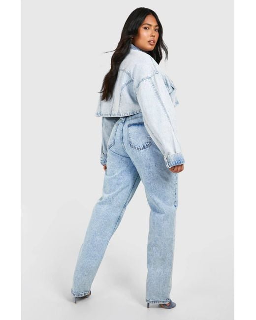 Boohoo Blue Plus Pleated