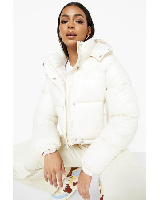 topshop quilted puffer jacket