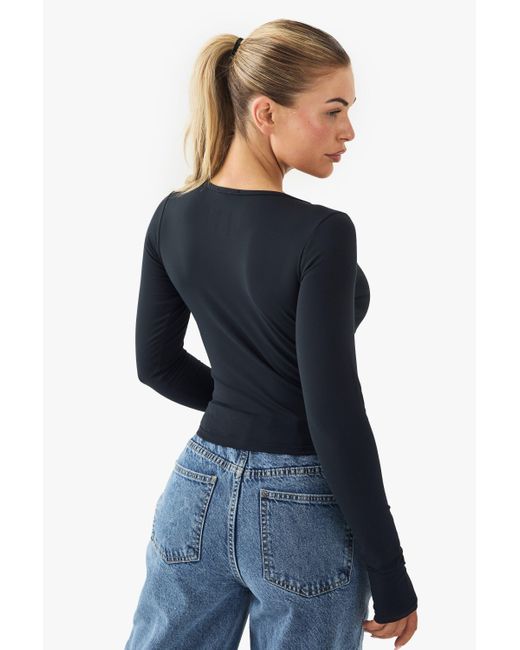 Boohoo Blue Buttery Soft Built