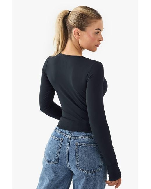 Boohoo Blue Buttery Soft Built