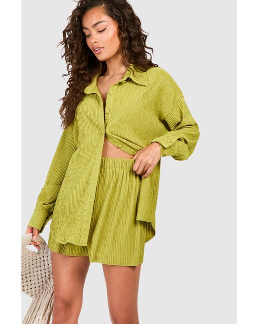 Crinkle Relaxed Fit Shirt