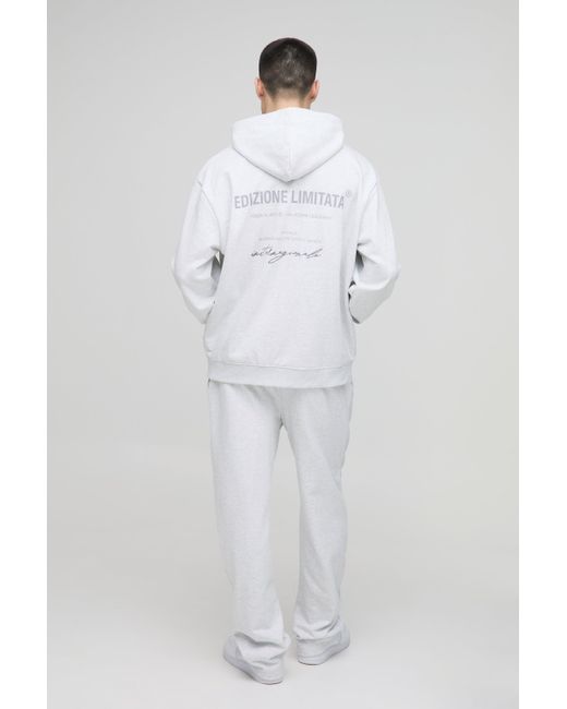 BoohooMAN Lockere Edition Limited Edition Jogginghose in Gray für Herren