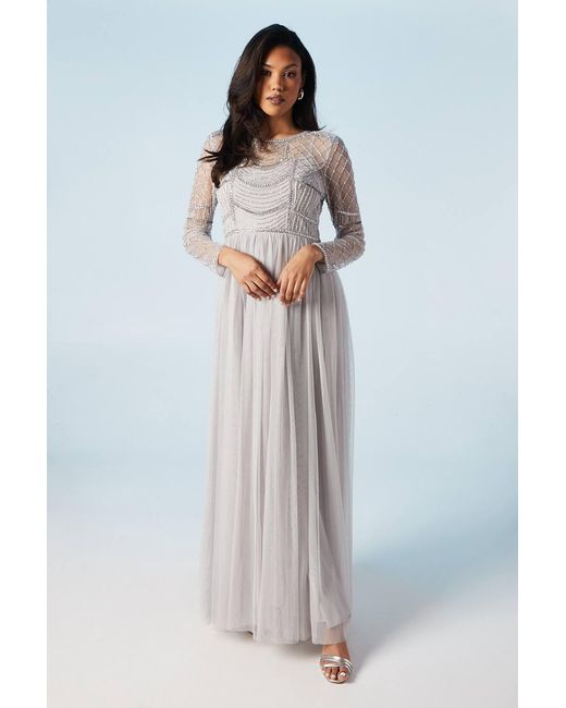 Coast Gray Statement Contour Embellished Two