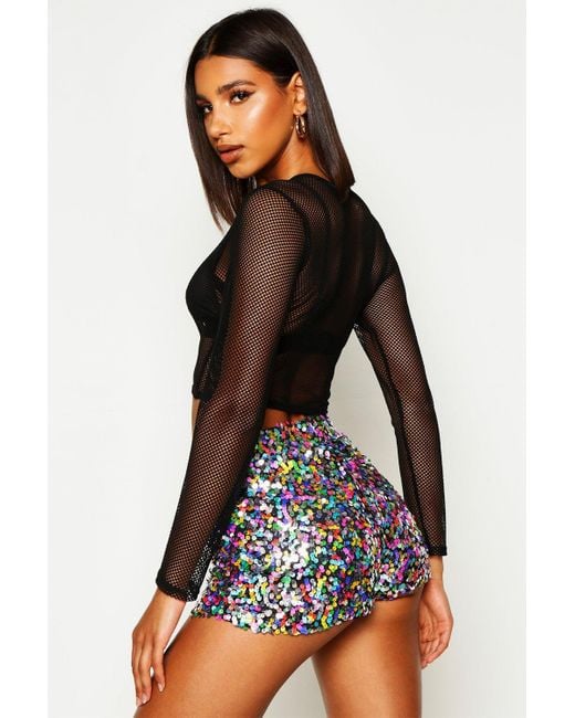 sequin hot pants