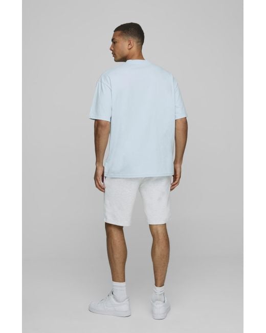 BoohooMAN 2er-Pack Oversize Rundhals T-Shirts in White für Herren