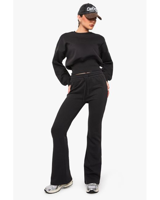 Boohoo Black Flared Jogger