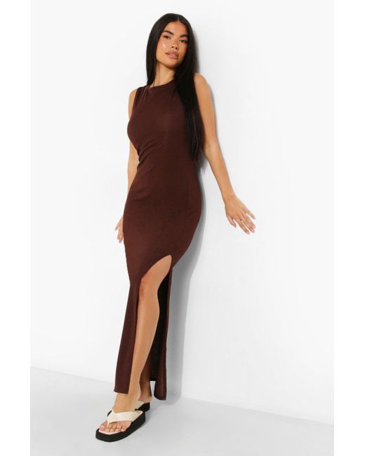 petite side split dress