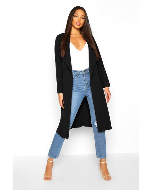 Boohoo Utility Pocket Belted Duster in 